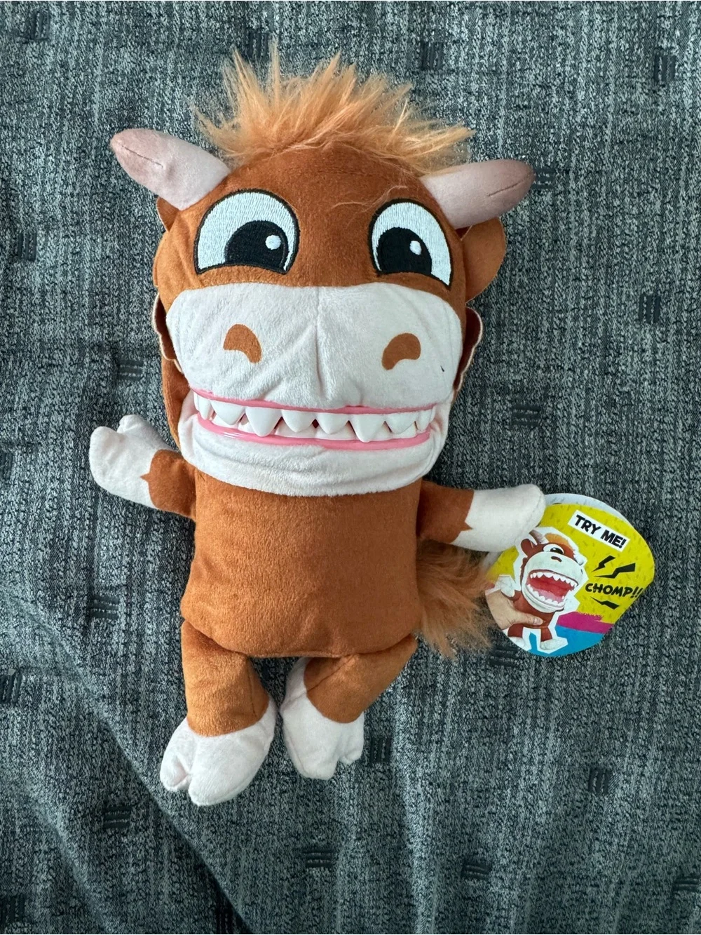 Chatter Chompers Highland Cow Plush 6.5